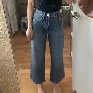Zara hi rise Wide Leg Jean